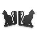 Stalowe, ozdobne wsporniki półki 20 cm - Kot - pKot-2