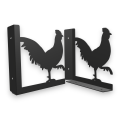 Stalowe, ozdobne wsporniki półki 20 cm - Kogut - pK-2
