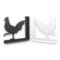 Stalowe, ozdobne wsporniki półki 20 cm - Kogut - pK-2