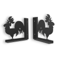 Stalowe, ozdobne wsporniki półki 20 cm - Kogut - pK-3