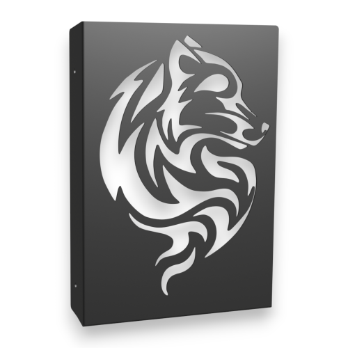 Stalowe, ozdobne wsporniki półki 20 cm - Lis - pL-1