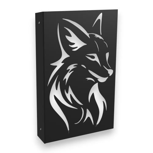 Stalowe, ozdobne wsporniki półki 20 cm - Lis - pL-2