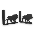 Stalowe, ozdobne wsporniki półki 25 cm - Lew - pLew-4
