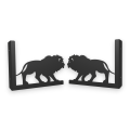 Stalowe, ozdobne wsporniki półki 25 cm - Lew - pLew-4
