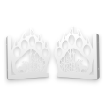 Stalowe, ozdobne wsporniki półki 20 cm - Łapa niedźwiedzia - pM-2