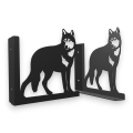 Stalowe, ozdobne wsporniki półki 25 cm - Wilk - pW-6