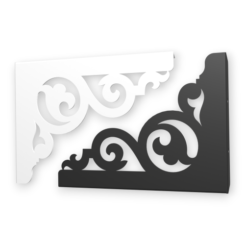 Stalowe, ażurowe, uniwersalne wsporniki półki pA-4 (20/15cm)