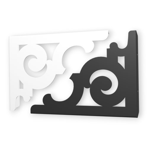 Stalowe, ażurowe, uniwersalne wsporniki półki pA-5 (20/15cm)