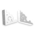 Stalowe, ażurowe, uniwersalne wsporniki półki pA-5 (20/15cm)