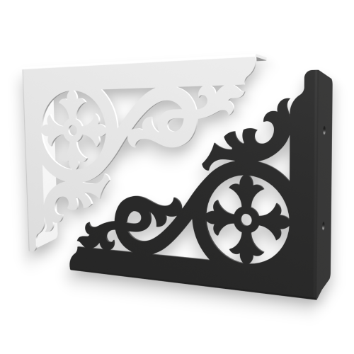 Stalowe, ażurowe, uniwersalne wsporniki półki pA-6 (20/15cm)