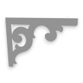 Stalowe, ażurowe, uniwersalne wsporniki półki pA-8 (20/15cm)
