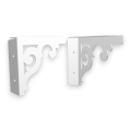 Stalowe, ażurowe, uniwersalne wsporniki półki pA-8 (20/15cm)