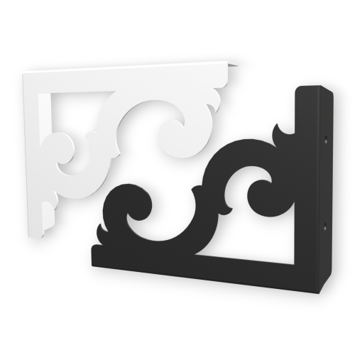 Stalowe, ażurowe, uniwersalne wsporniki półki pA-9 (20/15cm)