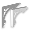 Stalowe, ażurowe, uniwersalne wsporniki półki pA-10