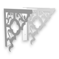 Stalowe, ażurowe, uniwersalne wsporniki półki pA-14
