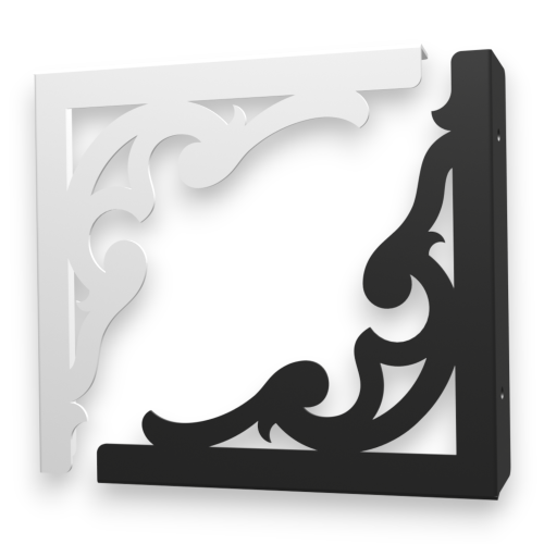 Stalowe, ażurowe, uniwersalne wsporniki półki pA-16