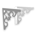 Stalowe, ażurowe, uniwersalne wsporniki półki pA-18