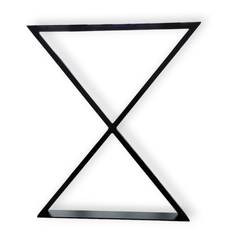 Stalowe nogi do stołu, biurka LOFT industrial - Typ "X-1"