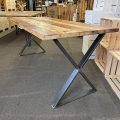 Stalowe nogi do stołu, biurka LOFT industrial - Typ "X-1"