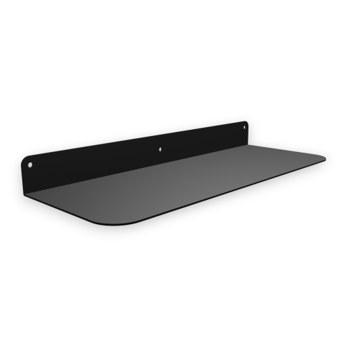 Prosta, stalowa półka ścienna w stylu loft P-1