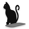 Ozdobna DUŻA podpora do książek - Kot-1