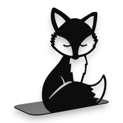 Ozdobna DUŻA podpora do książek - Lisek-1