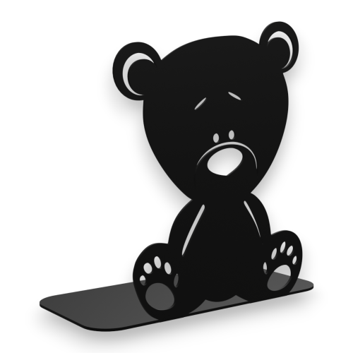 Ozdobna DUŻA podpora do książek - Miś-1