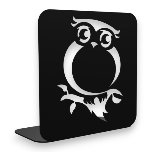 Ozdobna DUŻA podpora do książek - Sówka-1