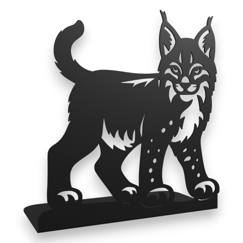 Ozdobna podpora do książek - Ryś