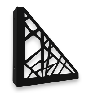 Stalowe, nowoczesne, ozdobne i uniwersalne wsporniki półki pWz-1