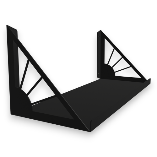 Ozdobna półka ścienna ze stali polSt-2