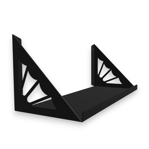 Ozdobna półka ścienna ze stali polSt-3