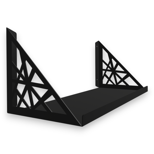 Ozdobna półka ścienna ze stali polSt-4