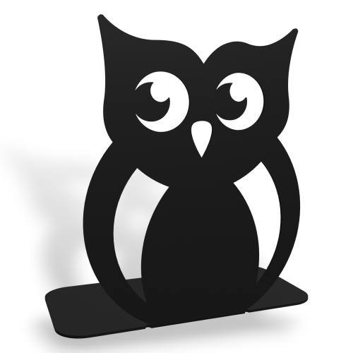 Ozdobna podpora do książek - Sówka - 2