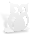 Ozdobna podpora do książek - Sówka - 2