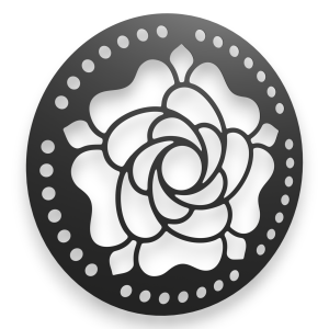 Dekoracja stalowa na ścianę dKwiat-1