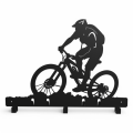 Stalowy wieszak ścienny na kaski i akcesoria rowerowe wMTB-1