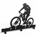 Stalowy wieszak ścienny na kaski i akcesoria rowerowe wMTB-1