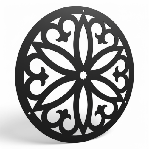 Dekor stalowy, parzenica, Rozeta Góralska - 4