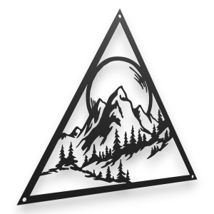 Dekor stalowy z motywem gór, góry cz.1 serii dG-1/1