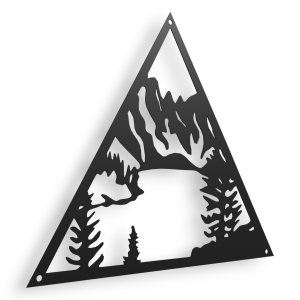 Dekor stalowy z motywem gór, góry cz.3 serii dG-1/3