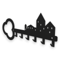 Stalowy wieszak ścienny na klucze "wKlucz"