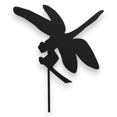 Ozdoba ogrodowa ze stali na rabaty, doniczki - Ważka 1