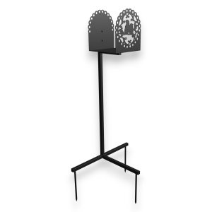 Ozdobny stojak, wieszak na wąż ogrodowy "Ptaszki"