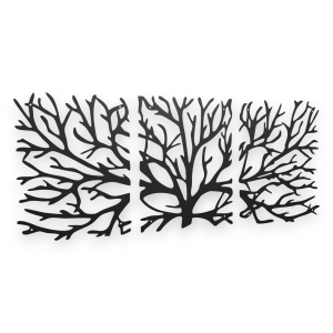 Dekor stalowy na ścianę Drzewo Życia dD-9 TRYPTYK