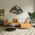 Dekor stalowy z motywem gór, góry dG-2
