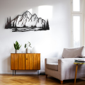 Dekor stalowy z motywem gór, góry dG-4 (XL 100cm)