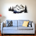 Dekor stalowy z motywem gór, góry dG-5 (XL 100cm)