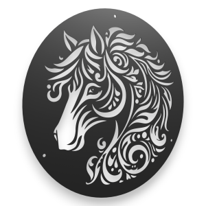 Dekor, stalowy obraz, Koń dK-17