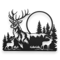 Dekor stalowy na ścianę Jeleń dJ-8